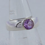 925 Starling Silver Amethyst Ring