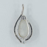 Rainbow Moonstone 925 Silver Pendant