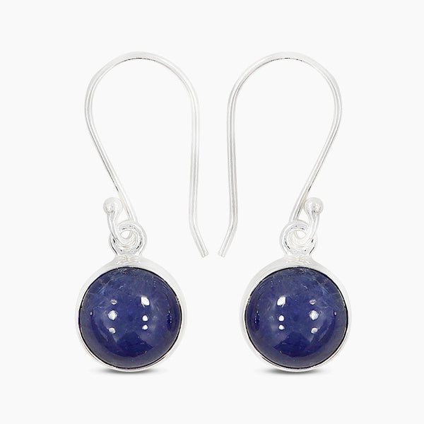 Tanzanite Silver Earrings