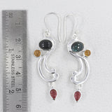 Amethyst Silver Earrings