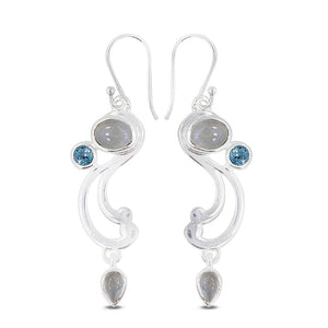 Amethyst Silver Earrings