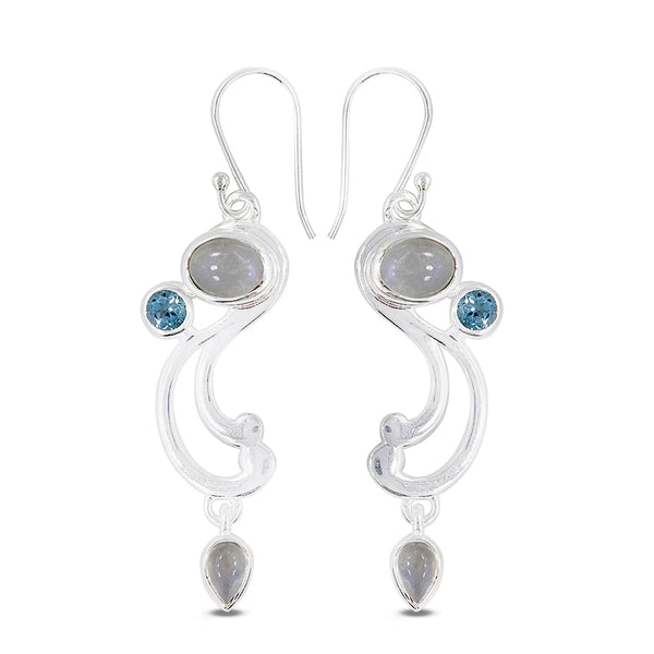 Amethyst Silver Earrings