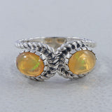 925 Starling Silver Labradorite Ring