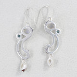 Amethyst Silver Earrings