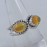 925 Starling Silver Labradorite Ring