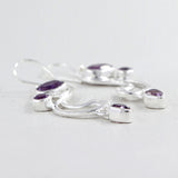 Amethyst Silver Earrings