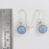 Blue Opal Silver Earrings