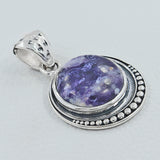 925 Sterling Silver Larimar Pendants