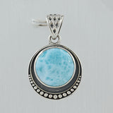 925 Sterling Silver Larimar Pendants
