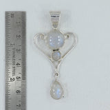 Larimar 925 Sterling Silver Pendant