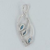 Blue Topaz 925 Silver Pendant