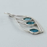 Blue Topaz 925 Silver Pendant