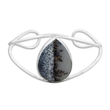 Dendritic Opal Sterling Silver Women's Bangle Gift