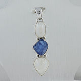 Rainbow Moonstone Silver Pendant