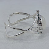 Pieter site Jasper 925 Sterling Silver Cuff Bangle Jewelry