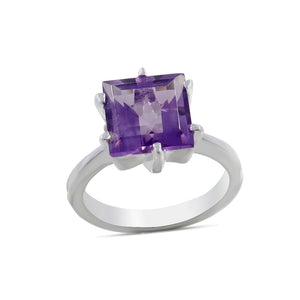 925 Sterling Silver Citrine Ring