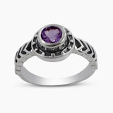 925 Sterling Silver Amethyst Rings