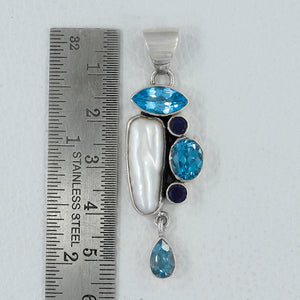 925 Silver Natural Pearl Pendants