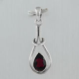 925 Silver Natural Garnet Pendant