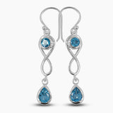 Amethyst Silver Earrings