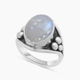 925 Sterling Silver Dendritic Opal Rings