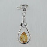 Natural Citrine  925 Silver Pendant