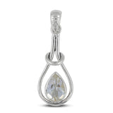 Natural Citrine  925 Silver Pendant