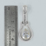 Natural Citrine  925 Silver Pendant