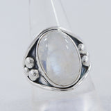 Dendritic Opal Gemstone Silver Designer Ring