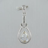 Natural Citrine  925 Silver Pendant