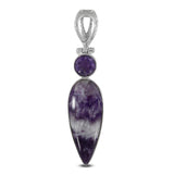 Amethyst Lace 925 Silver Pendant