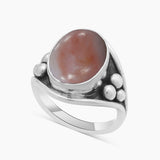 925 Sterling Silver Dendritic Opal Rings