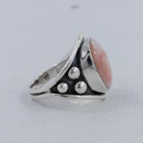 Dendritic Opal Gemstone Silver Designer Ring