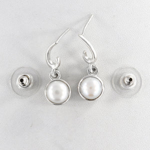 Pearl Silver Earrings