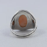 Dendritic Opal Gemstone Silver Designer Ring