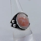 Dendritic Opal Gemstone Silver Designer Ring