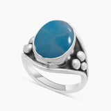 925 Sterling Silver Dendritic Opal Rings