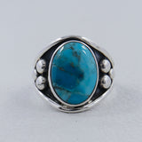 Dendritic Opal Gemstone Silver Designer Ring