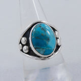 Dendritic Opal Gemstone Silver Designer Ring