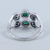 Tourmaline Silver Ring