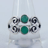 Tourmaline Silver Ring