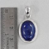 Blue Kyanite Silver Pendant