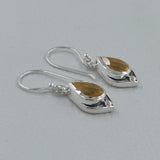 Citrine Silver Earrings
