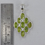 Peridot 925 Sterling Silver Pendant