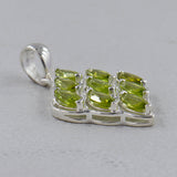 Peridot 925 Sterling Silver Pendant