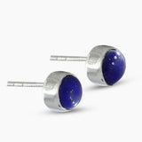 Emerald Silver Studs Earrings