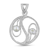 925 Sterling Silver Pearl Pendant