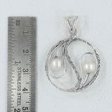 925 Sterling Silver Pearl Pendant