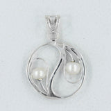 925 Sterling Silver Pearl Pendant