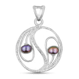 925 Sterling Silver Pearl Pendant